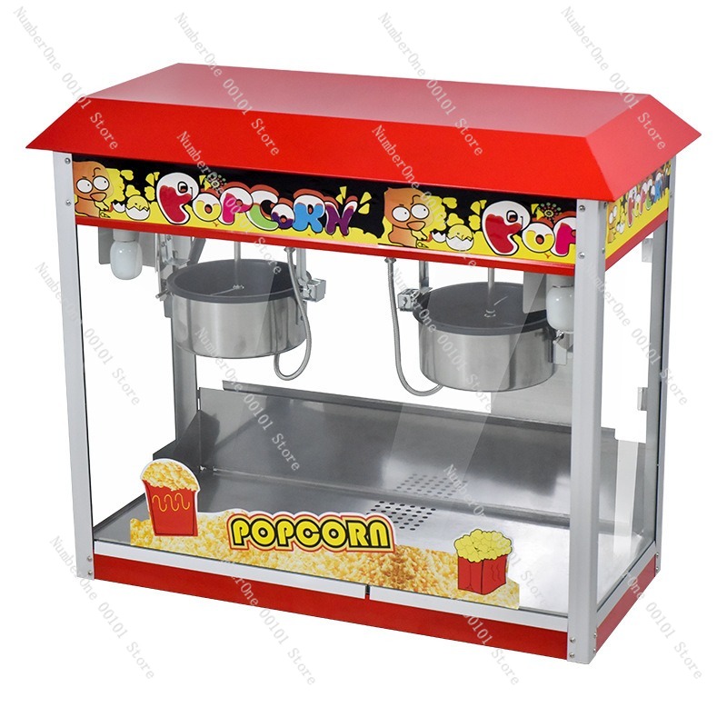 Commercial Popcorn Machine - Commercial Popcorn Machine Double Pot Electric