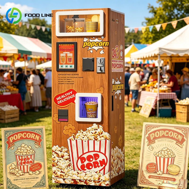 Commercial Popcorn Machine - Popcorn Vending Machine Commercial Smart Self