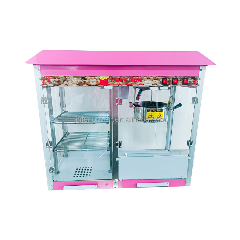 Commercial Popcorn Machine - Automatic Commercial Electric Popcorn Maker Large