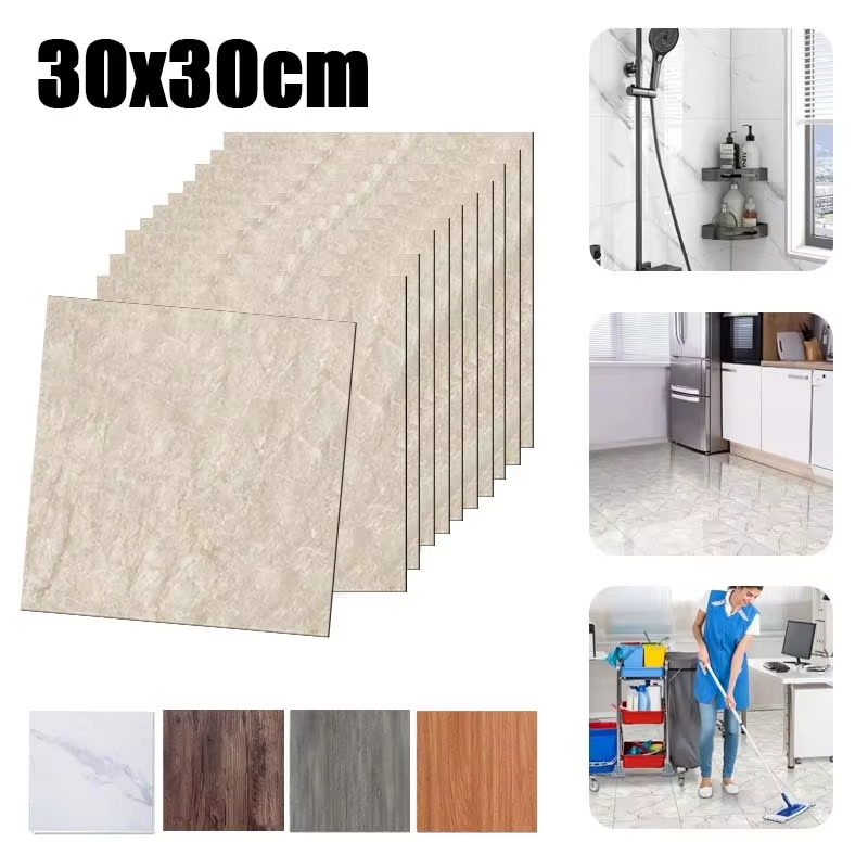 10pcs Self-Adhesive Floor Tile - огляд і ціна Commercial Kitchen Tiles