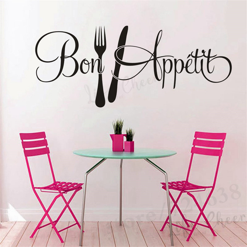 French Bon Appétit Quote Wall  - огляд і ціна Commercial Kitchen Tiles