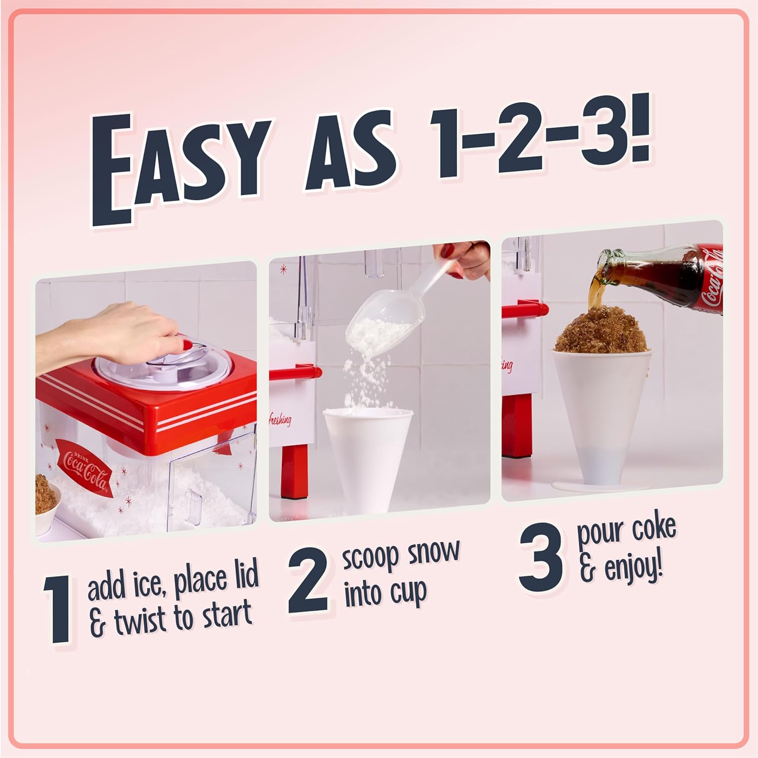 Coca-Cola Snow Cone Machine –  - огляд і ціна Slushy Machine
