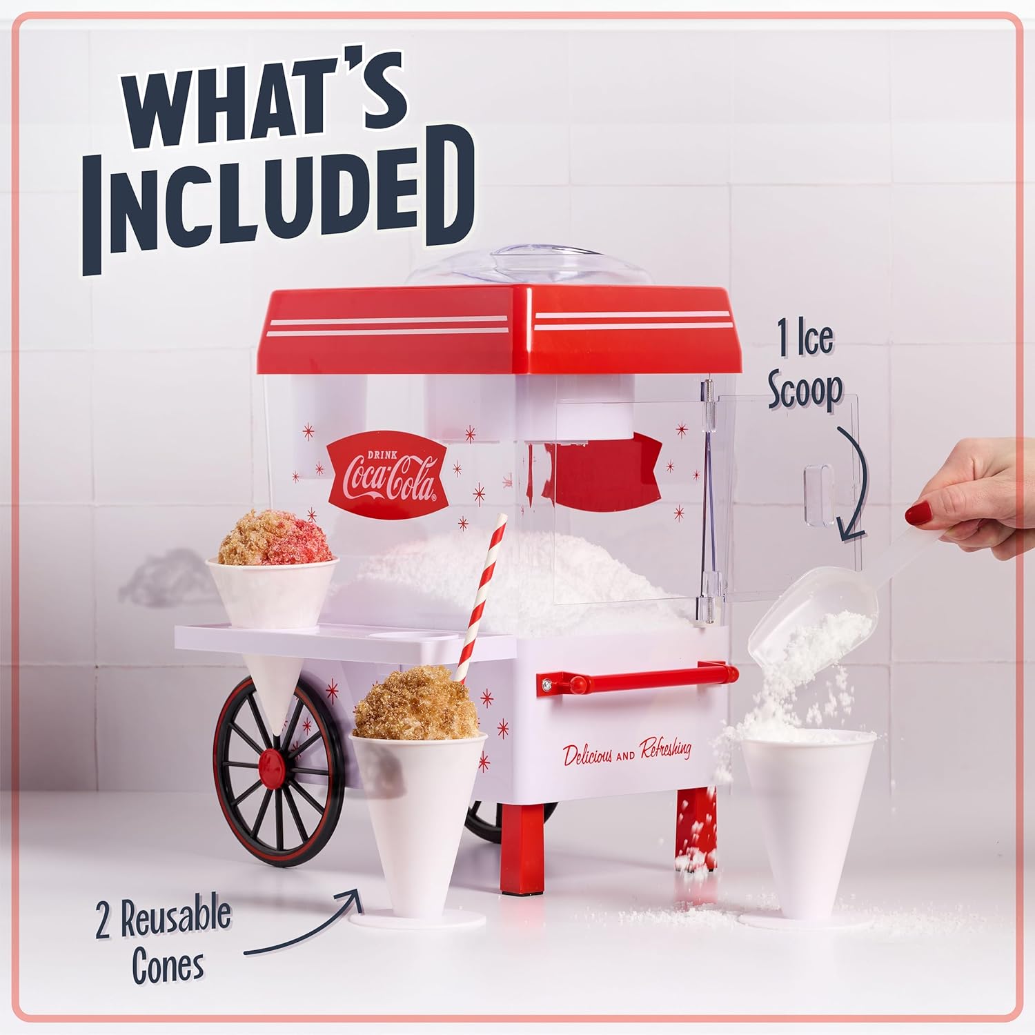 Coca-Cola Snow Cone Machine –  - огляд і ціна Slushy Machine