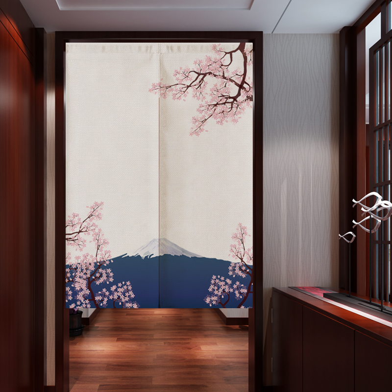 Japanese Ukiyo-e Linen Door Cu - огляд і ціна Commercial Kitchen Canopy