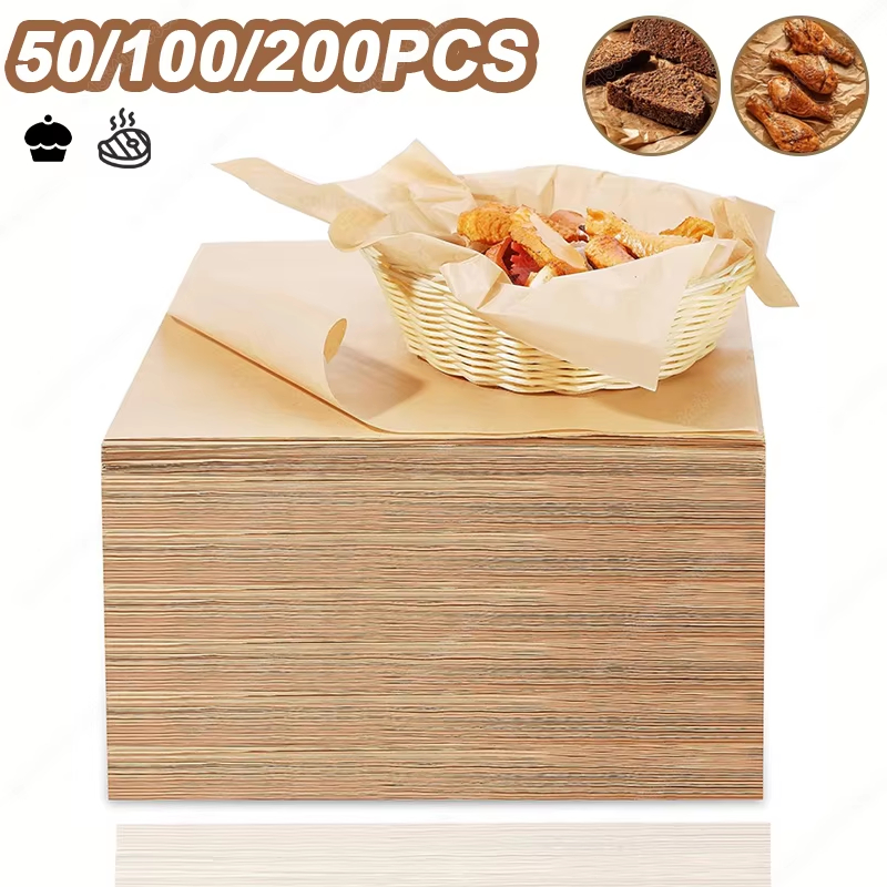 50/100/200PCS Baking Paper Par - огляд і ціна Commercial Kitchen Pans