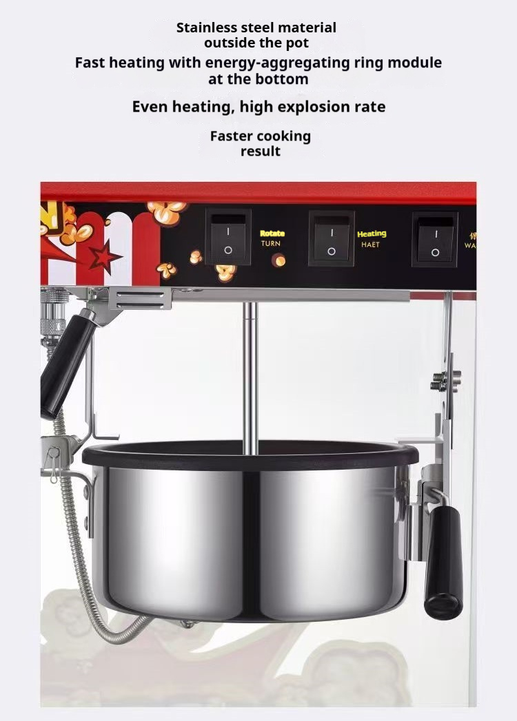 The Commercial Fully Automatic - огляд і ціна Commercial Popcorn Machine