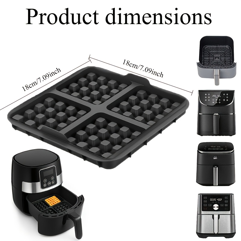 Square Waffle Mold, Non-Stick  - огляд і ціна Commercial Kitchen Pans