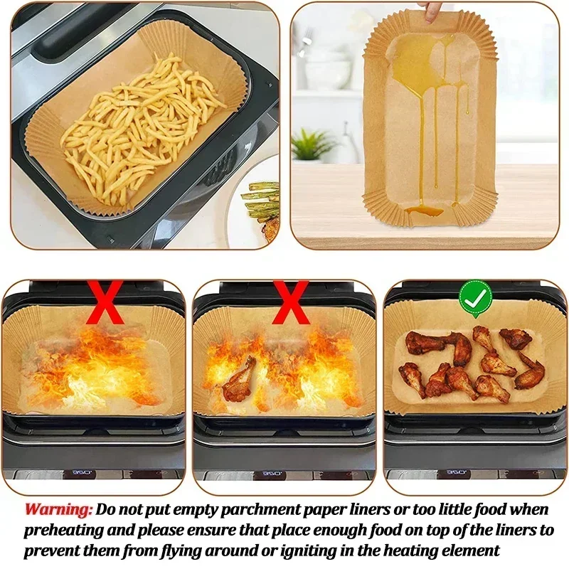 Disposable Air Fryer Paper Non - огляд і ціна Commercial Kitchen Pans