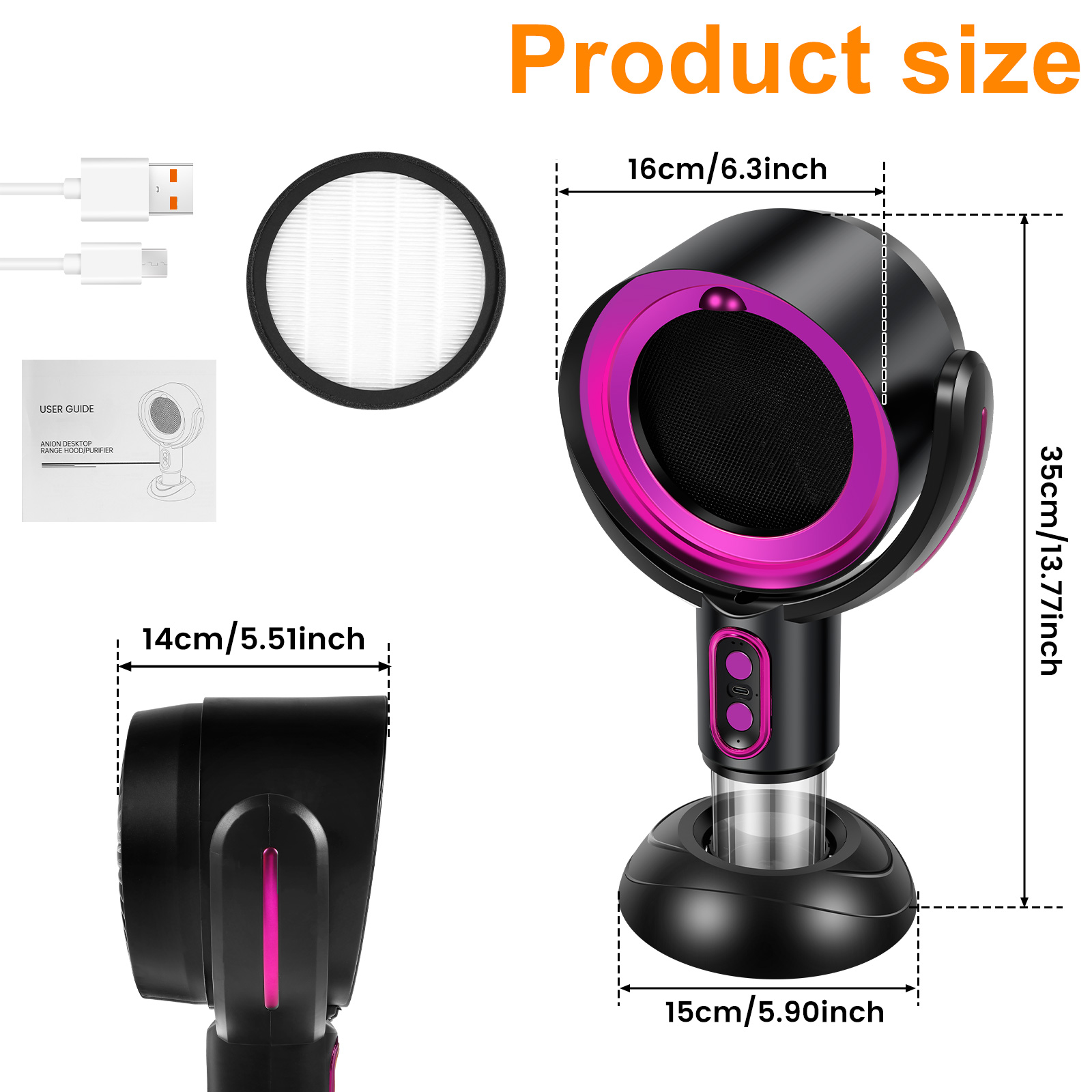 1Pc Portable Exhaust Fan Adjus - огляд і ціна Commercial Kitchen Canopy