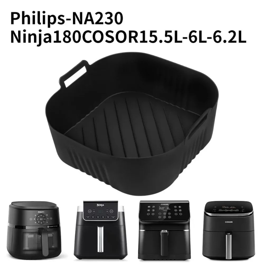 Silicone Air Fryer Mold Oil Fi - огляд і ціна Commercial Kitchen Pans