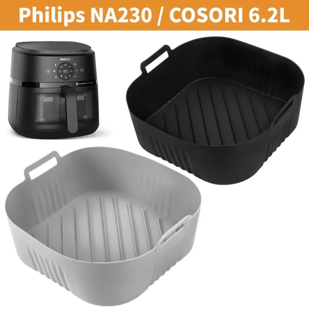 Silicone Air Fryer Mold Oil Fi - огляд і ціна Commercial Kitchen Pans