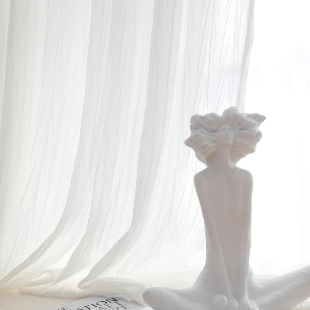 Modern White Chiffon Tulle Cur - огляд і ціна Commercial Kitchen Canopy