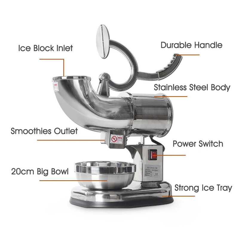 200W Ice Crusher Commercial Hi - огляд і ціна Slushy Machine