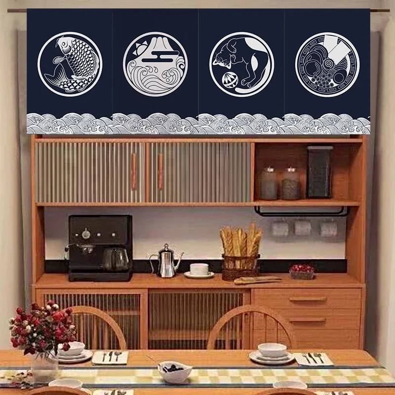 Japanese Short Curtain Decorat - огляд і ціна Commercial Kitchen Canopy