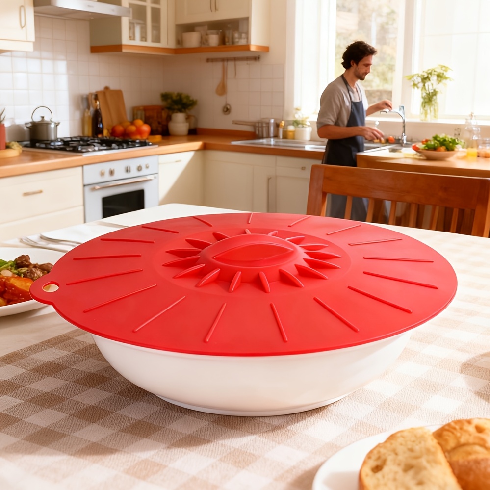 5-Piece Silicone Lids, Heat-Re - огляд і ціна Commercial Kitchen Pans