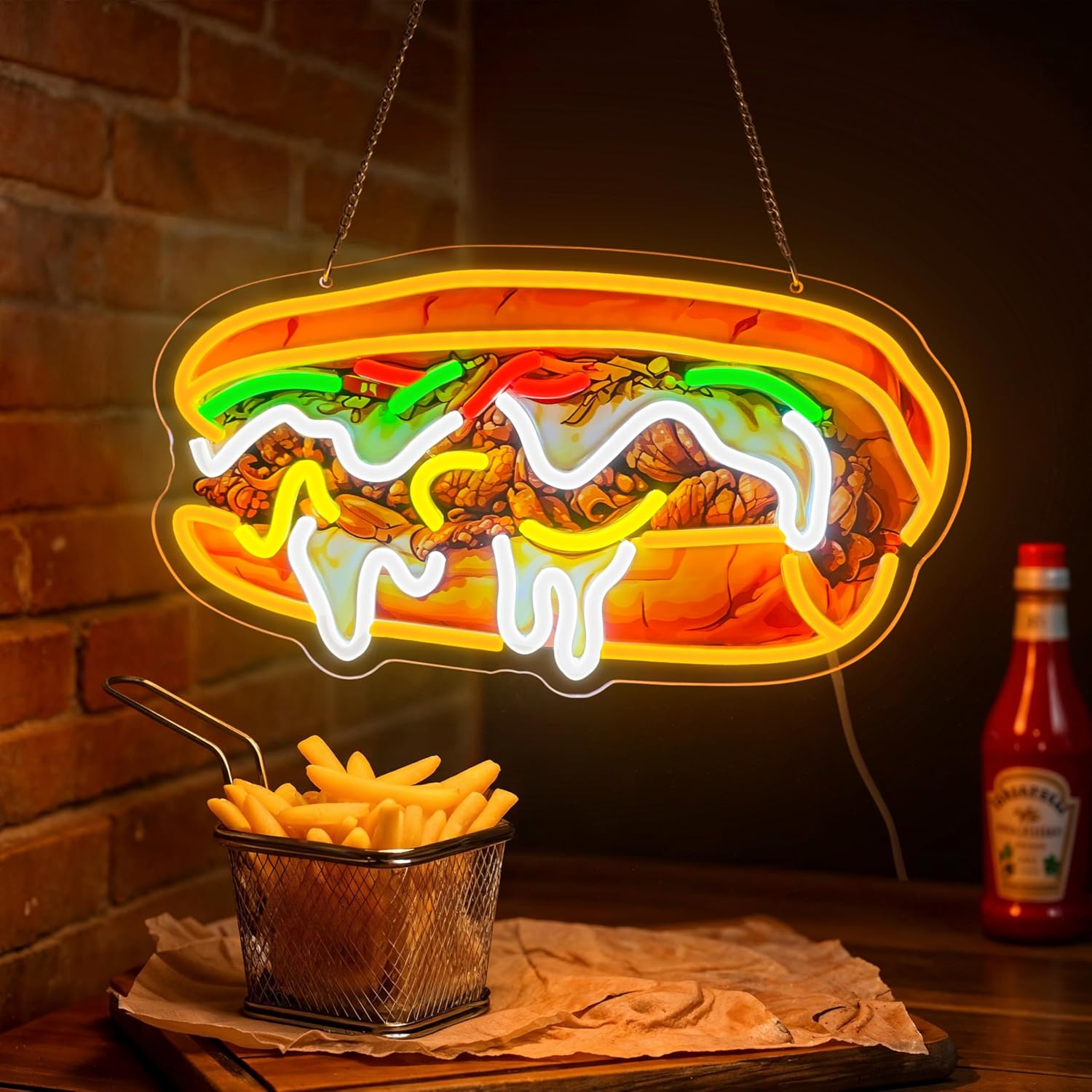 Philly Cheesesteak Neon Sign U - огляд і ціна Commercial Kitchen Vendor
