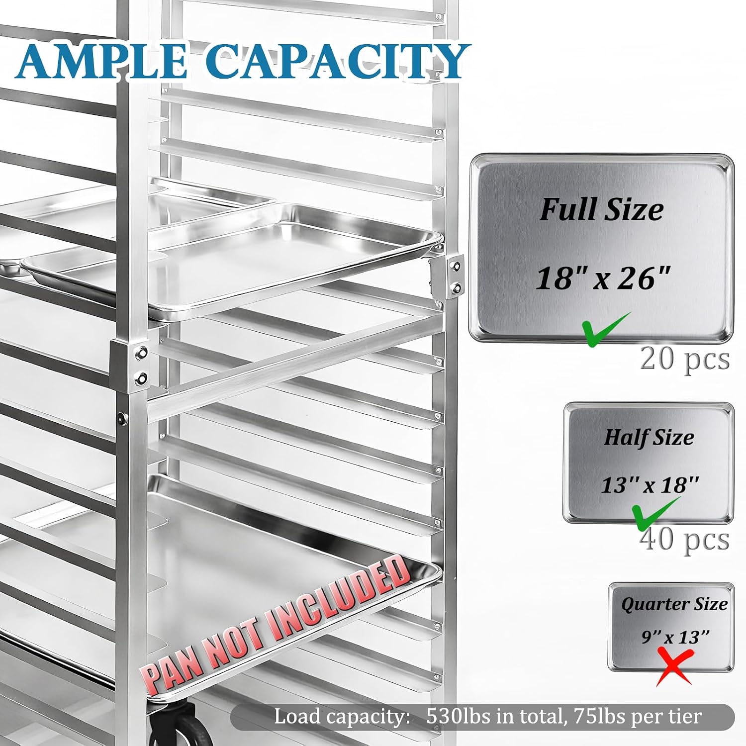 Commercial 20 Tier Stainless S - огляд і ціна Commercial Kitchen Pans