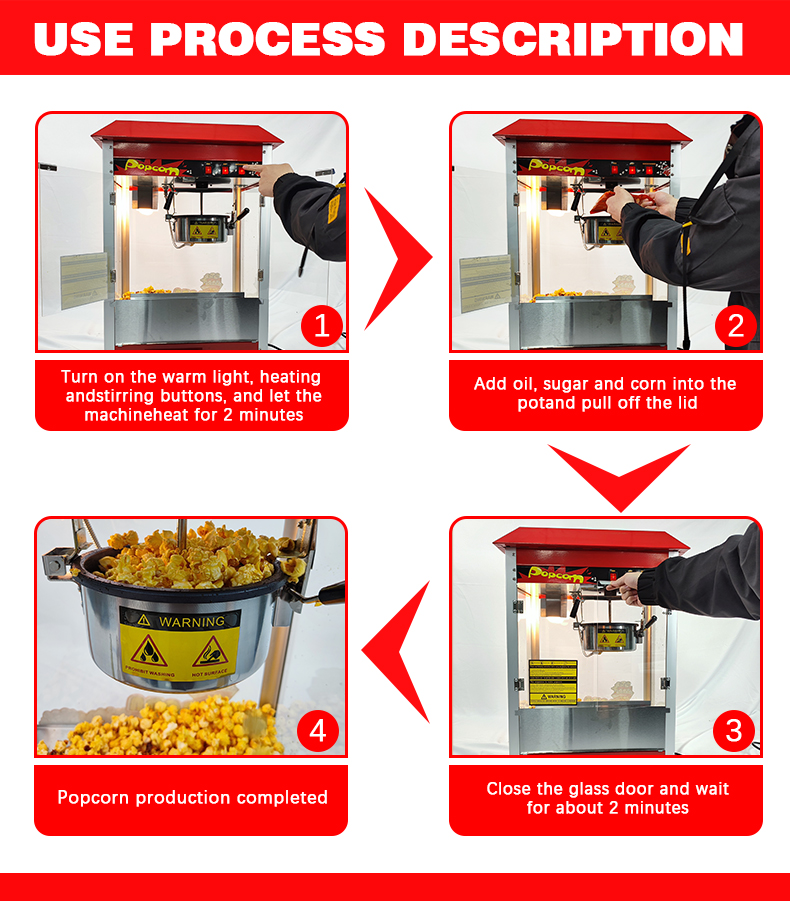 Commercial Popcorn Machine Ele - огляд і ціна Commercial Popcorn Machine